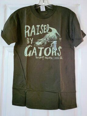 SWAMP PEOPLE RAISED BY GATORS OFFICIALLY LICENSED 2011 ALSTYLE TSHIRT S NWT
